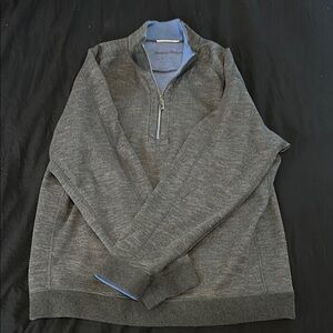 Tommy Bahama Half-Zip Pullover Sweater – Olive Heather